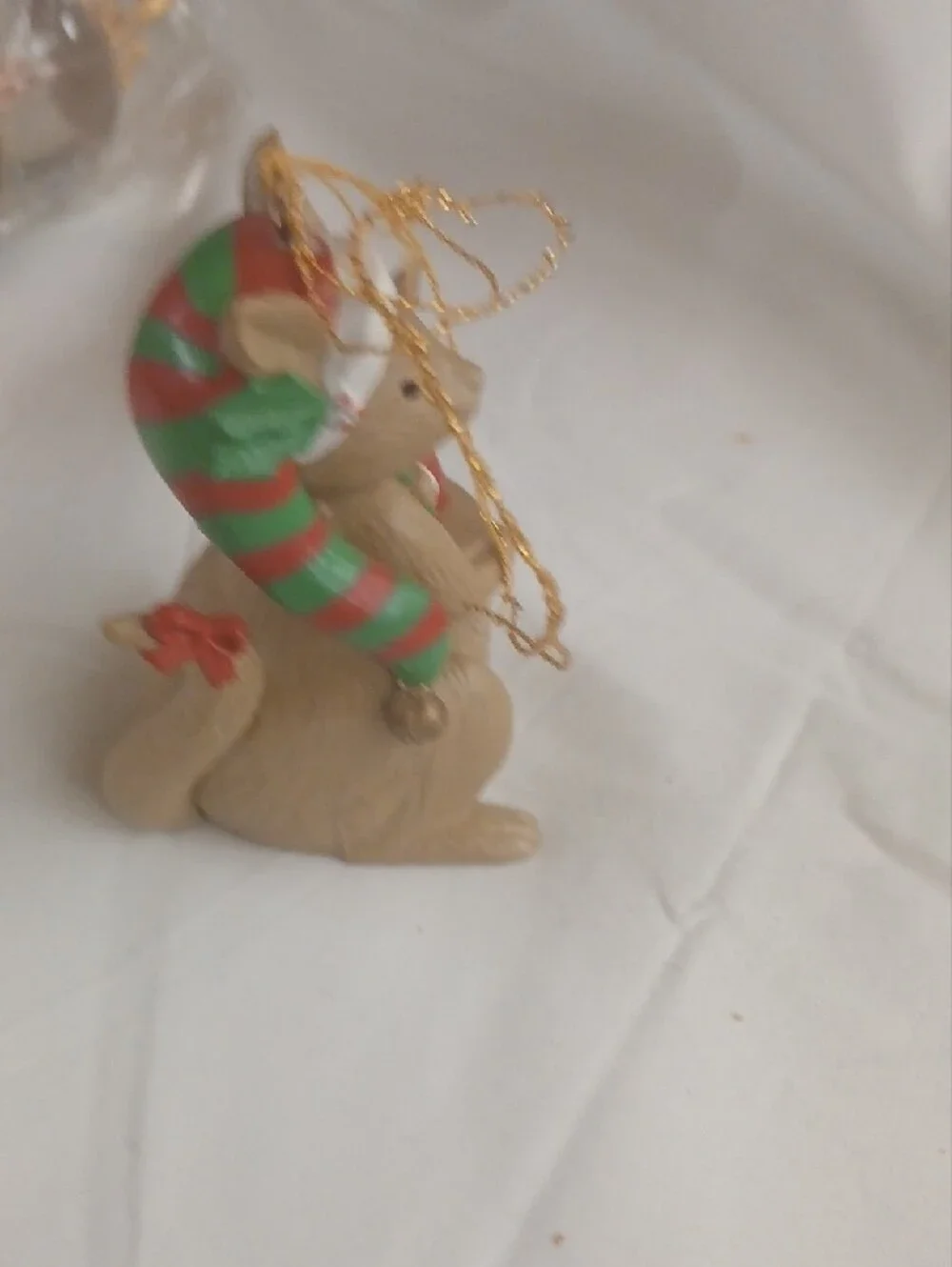 Holiday Kangaroo and Joey Ornament - Red & Green